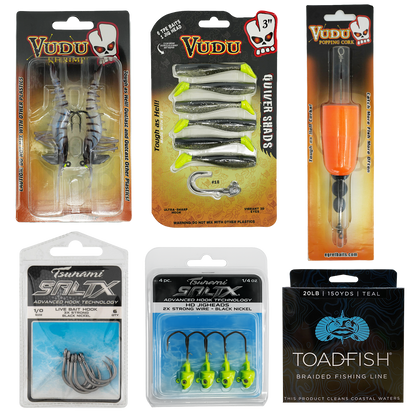 Inshore Bundle - Lures, Baits & Hooks - Toadfish - 