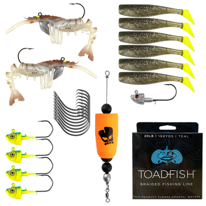 Inshore Bundle - Lures, Baits & Hooks - Toadfish - 